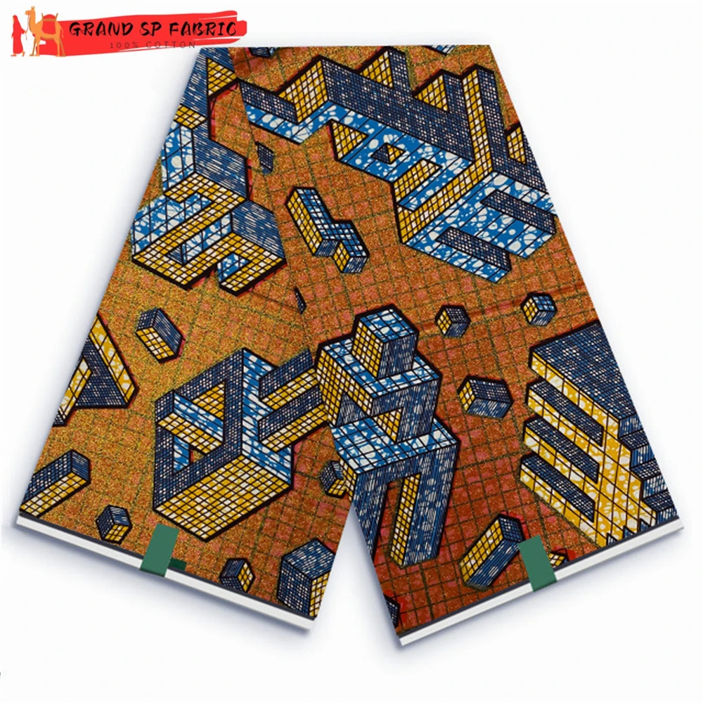 Grand Super 100% Cotton African Wax Fabric High Quality Wax Print Ankara Fabric For Sewing 6yards Women Fabric VLS18
Grand Super 100% Cotton African Wax Fabric High Quality Wax Print Ankara Fabric For Sewing 6yards Women Fabric VLS18