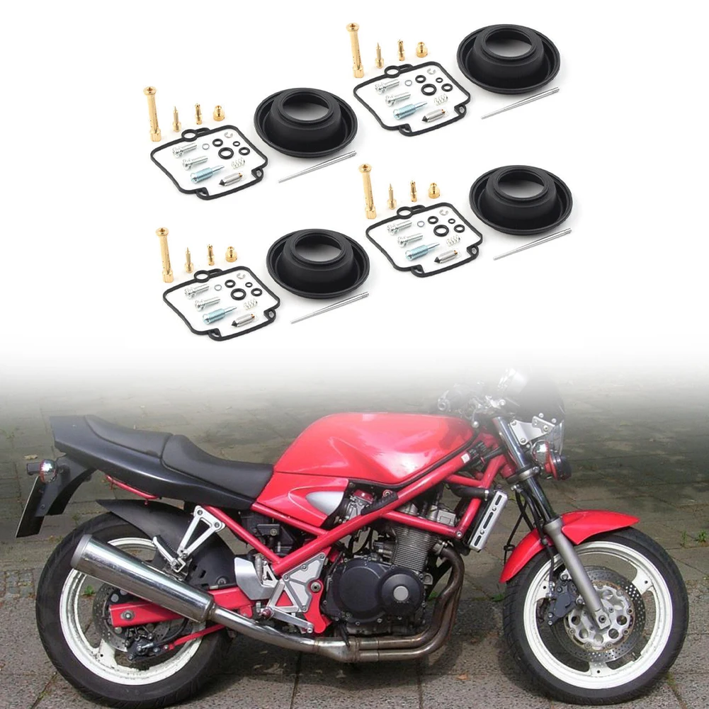 4pcs Carburetor Repair Kit Rebuild Spare Replacement Part For Suzuki Motorcycle 1991 BANDIT - GSF400P Carburetor Spare Sets
4pcs Carburetor Repair Kit Rebuild Spare Replacement Part For Suzuki Motorcycle 1991 BANDIT - GSF400P Carburetor Spare Sets