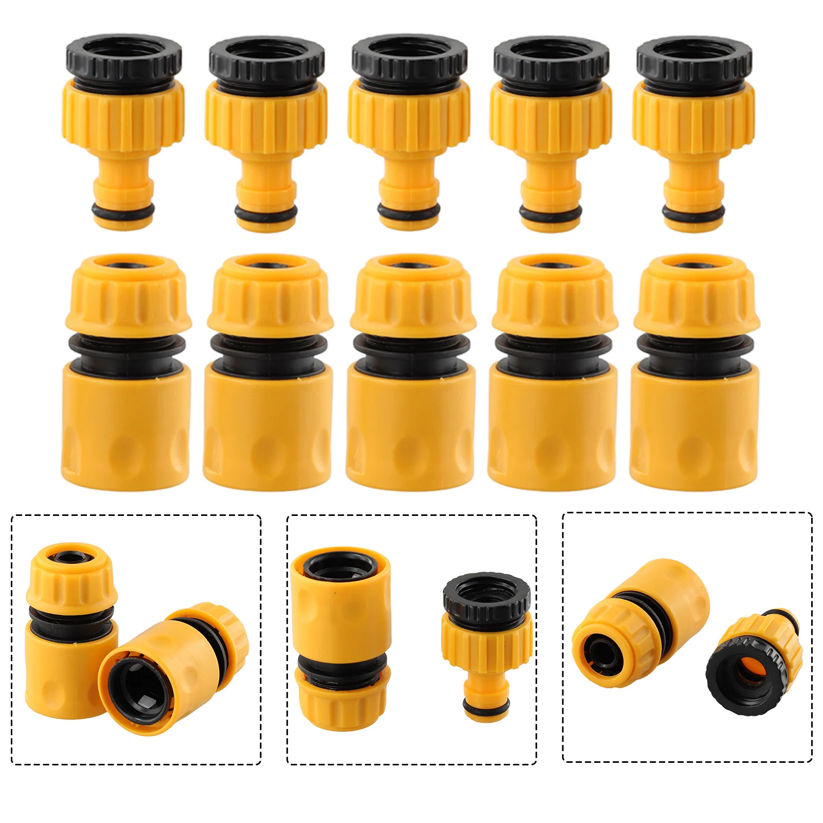 Tap Adapter & Quick Fitting Suitable for Garden Irrigation and Car Wash Long lasting and Easy to Install 10 pcs
Tap Adapter & Quick Fitting Suitable for Garden Irrigation and Car Wash Long lasting and Easy to Install 10 pcs
