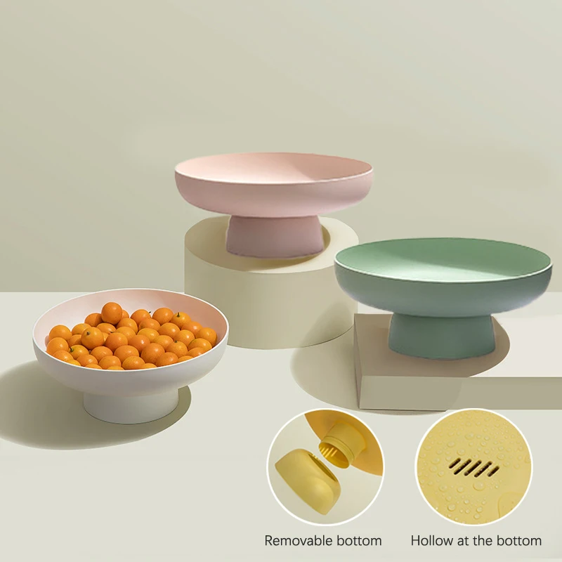 Fruit Dish Round Drain Fruit Basket Removable Bottom Drainer Basket Modern Style Container for Kitchen Counter Table Centerpiece
Fruit Dish Round Drain Fruit Basket Removable Bottom Drainer Basket Modern Style Container for Kitchen Counter Table Centerpiece