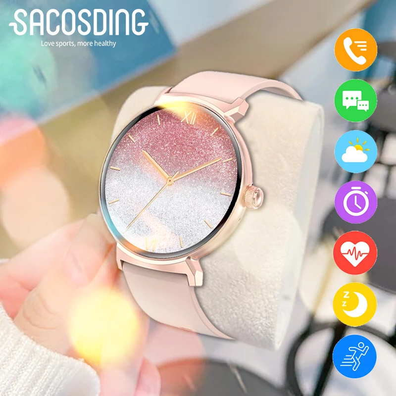 Fashion Smart Women's Watches Bluetooth Call Smart Watch female Customized Dials Clock Sports Watch Waterproof IP68 Smartwatch
Fashion Smart Women's Watches Bluetooth Call Smart Watch female Customized Dials Clock Sports Watch Waterproof IP68 Smartwatch