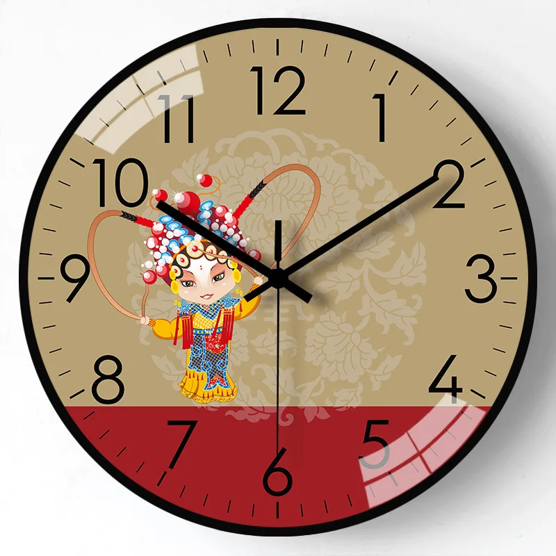 2022 New Antique Wall Clocks Modern Art Cartoon Beijing Opera Gold Shell Silent Clocks For Children Bedroom Bedside Home Decor
2022 New Antique Wall Clocks Modern Art Cartoon Beijing Opera Gold Shell Silent Clocks For Children Bedroom Bedside Home Decor