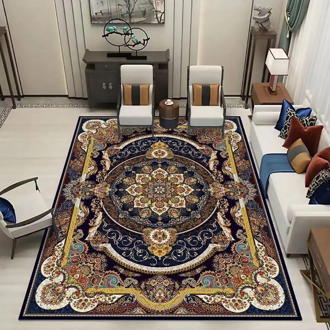 Vintage Printed Carpet Living Room Floor Mat Coffee Table Mat Persian Tibetan Ethnic Style Bedroom Lounge Carpet Decoration Home
Vintage Printed Carpet Living Room Floor Mat Coffee Table Mat Persian Tibetan Ethnic Style Bedroom Lounge Carpet Decoration Home