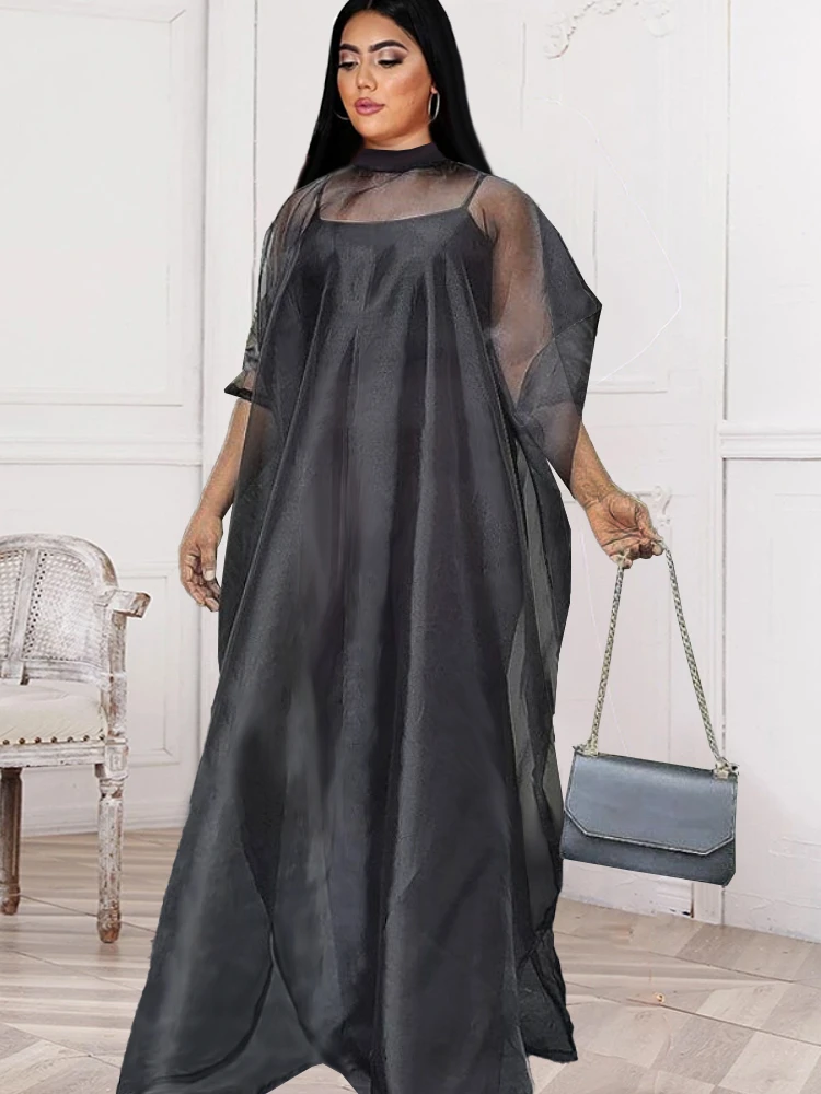 Sexy See Through Dresses for Women Cover with Camisole Loose Plus Size Maxi Long Dress Dropshipping Evening Birthday Party 2022
Sexy See Through Dresses for Women Cover with Camisole Loose Plus Size Maxi Long Dress Dropshipping Evening Birthday Party 2022