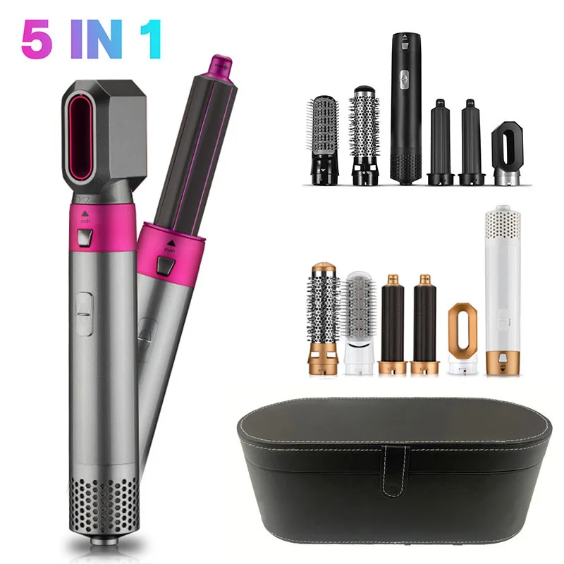 5 In 1 Hair Dryer Brush Hair Blower Brush Hot Air Styler Comb One Step Hairdryer Electric Blowing Hair Dryer Auto Curling Iron
5 In 1 Hair Dryer Brush Hair Blower Brush Hot Air Styler Comb One Step Hairdryer Electric Blowing Hair Dryer Auto Curling Iron
