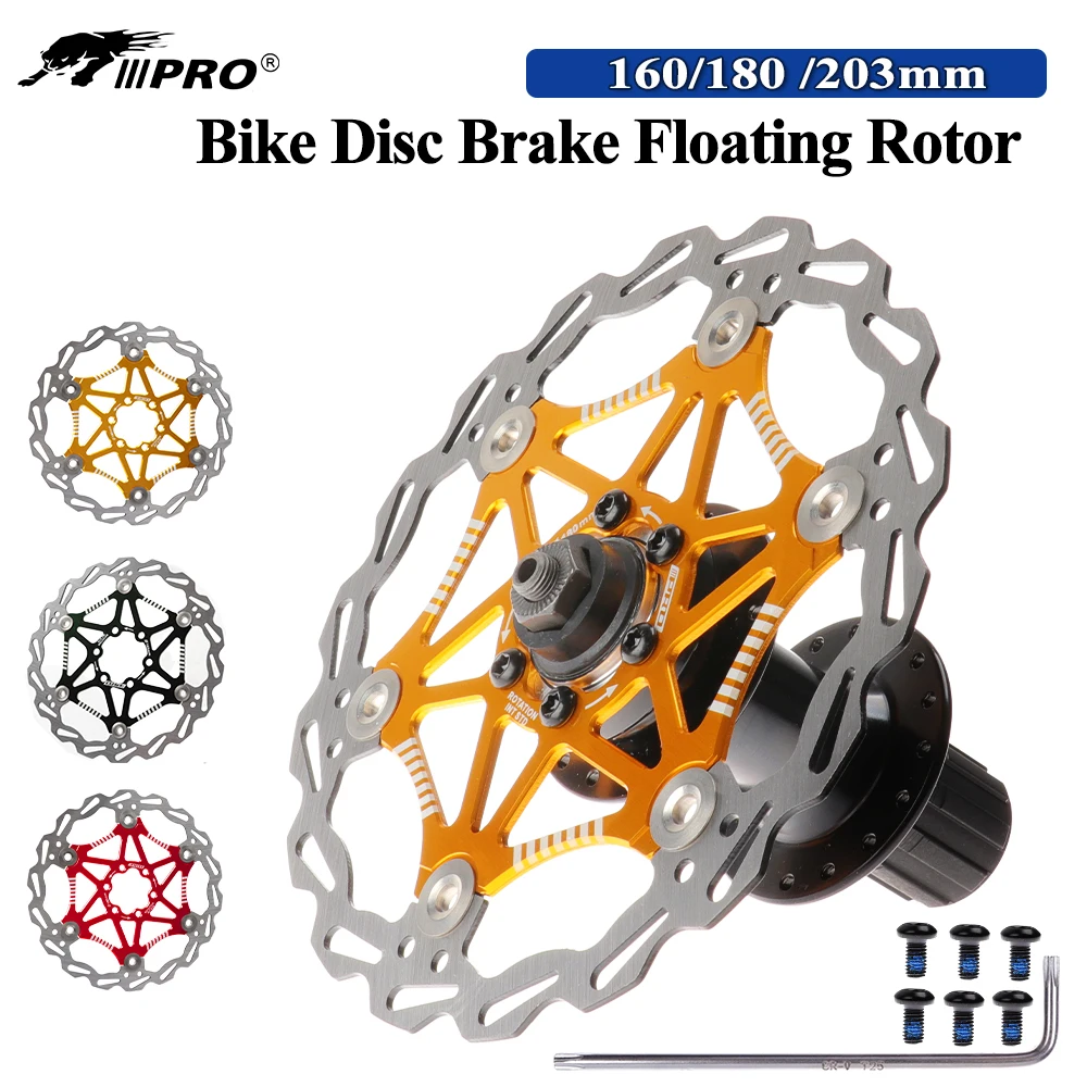 IIIPRO 160 180 203 Mm Bike Disc Brake Rotors Floating DH Ultralight Pads 6 7 Inches for MTB Road BMX Bicycle Hub Parts TAIWAN
IIIPRO 160 180 203 Mm Bike Disc Brake Rotors Floating DH Ultralight Pads 6 7 Inches for MTB Road BMX Bicycle Hub Parts TAIWAN