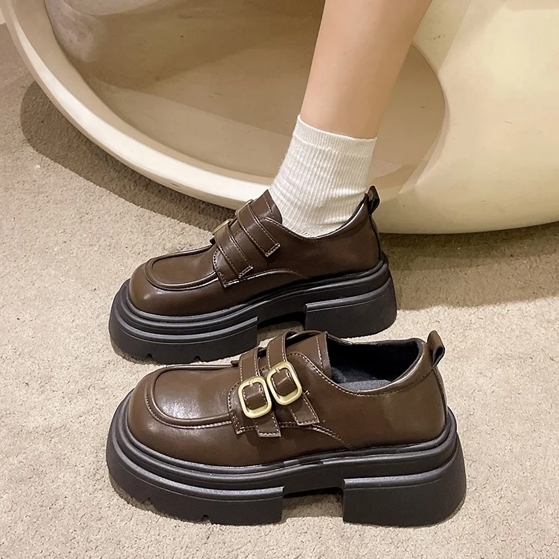 Slip On Shoes For Women Oxfords Female Footwear British Style Autumn Clogs Platform Soft Slip-on New Leather Dress Preppy Fall C
Slip On Shoes For Women Oxfords Female Footwear British Style Autumn Clogs Platform Soft Slip-on New Leather Dress Preppy Fall C