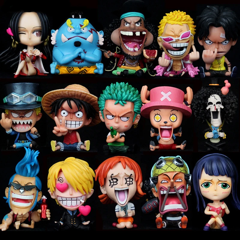 10cm One Piece Anime Figure Cute Luffy Jinbe FRANKY PVC Action Figures Car Decoration Figures Donquixote Doflamingo Model Toys
10cm One Piece Anime Figure Cute Luffy Jinbe FRANKY PVC Action Figures Car Decoration Figures Donquixote Doflamingo Model Toys