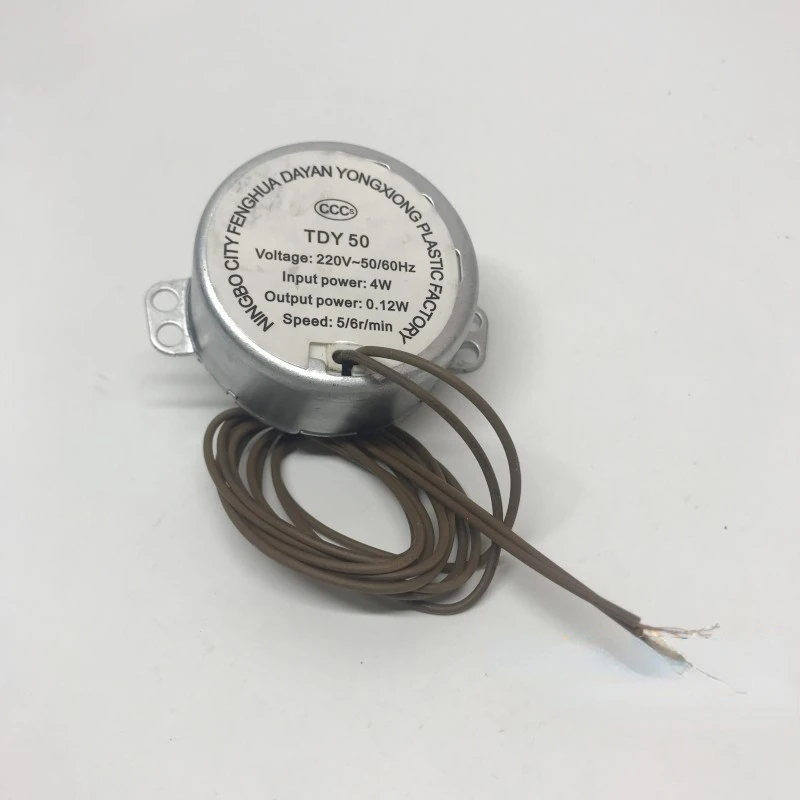 1 шт. Круглый Синхронный двигатель 5/6 об/мин, скорость переменного тока 220 В TDY50
1 шт. Круглый Синхронный двигатель 5/6 об/мин, скорость переменного тока 220 В TDY50