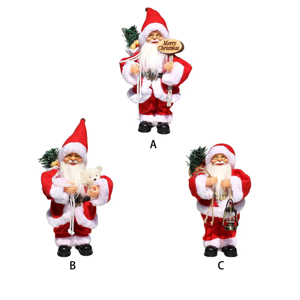 Children Christmas Santa Claus Musical Toy Cloth Adorable Household Cafe Restaurant Decorative Decor Plaything Type 1
Children Christmas Santa Claus Musical Toy Cloth Adorable Household Cafe Restaurant Decorative Decor Plaything Type 1