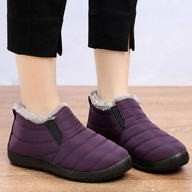 Women Boots Snow Soft Boots Ladies Slip On Platform Women Shoes Flat Waterproof Ankle Boots Punk Botas Mujer Winter Footwear
Women Boots Snow Soft Boots Ladies Slip On Platform Women Shoes Flat Waterproof Ankle Boots Punk Botas Mujer Winter Footwear
