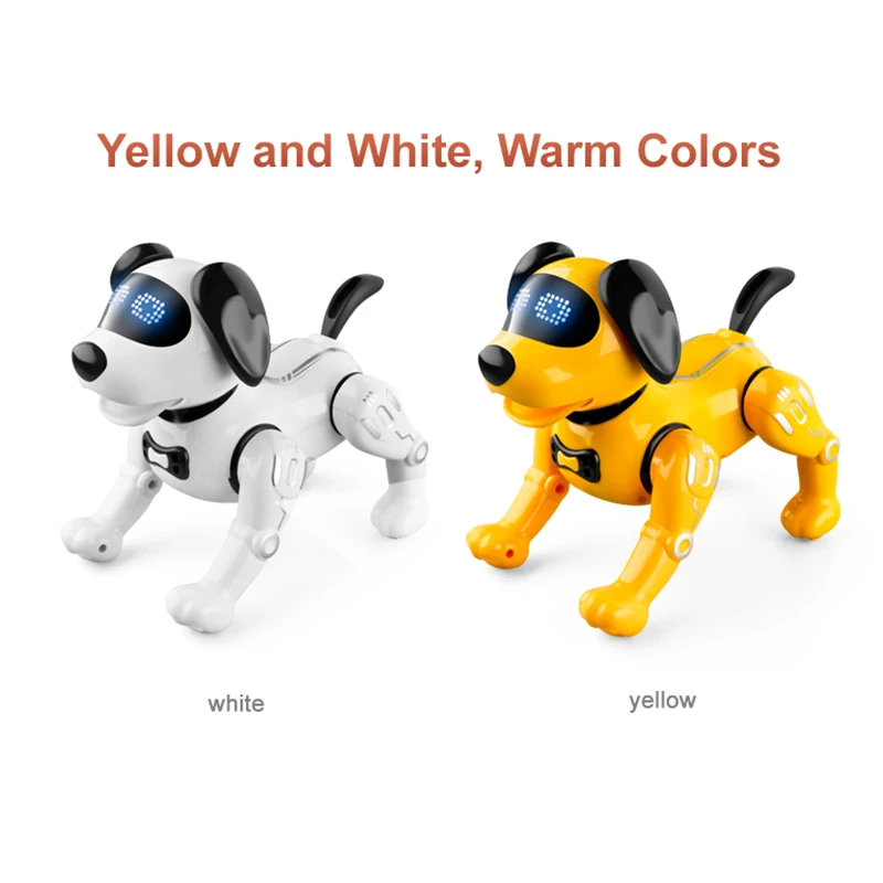 JJRC R19 Remote Control Smart Stunt Robot Dog Touch Sensing Singing And Dancing Handstand Programmable Lnteractive Toy
JJRC R19 Remote Control Smart Stunt Robot Dog Touch Sensing Singing And Dancing Handstand Programmable Lnteractive Toy