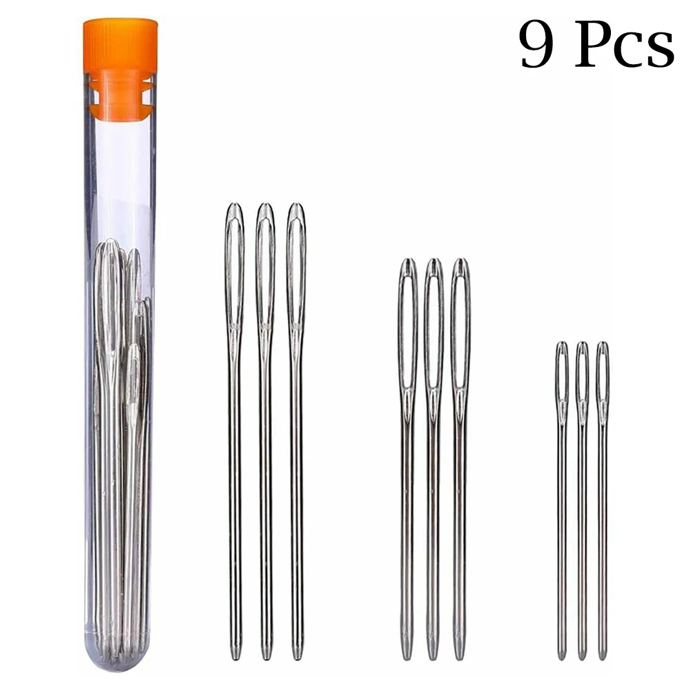 9pcs Large Eye Needles DIY Crafts Tools Stainless Steel Cross Stitch Knitting Yarn Sewing Hand Crochet Hook Set Kit In Stock 2
9pcs Large Eye Needles DIY Crafts Tools Stainless Steel Cross Stitch Knitting Yarn Sewing Hand Crochet Hook Set Kit In Stock 2