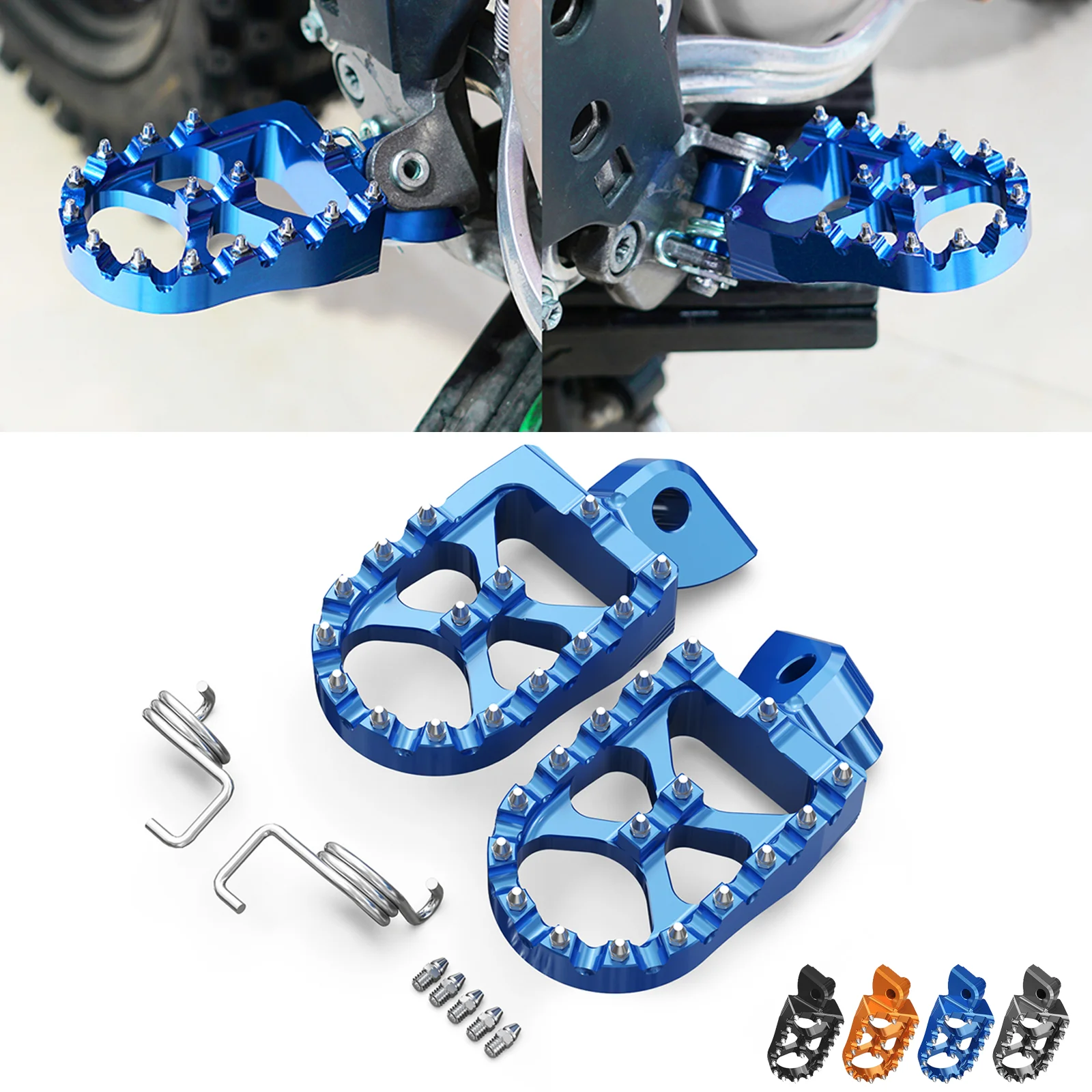 Footrests Foot Pegs For Yamaha YZ125 YZ250 1998-2023 YZ250F YZ450F WR250F WR450F 2003-2023 YZ 125X 250X 250FX 450FX YZ65 YZ85
Footrests Foot Pegs For Yamaha YZ125 YZ250 1998-2023 YZ250F YZ450F WR250F WR450F 2003-2023 YZ 125X 250X 250FX 450FX YZ65 YZ85