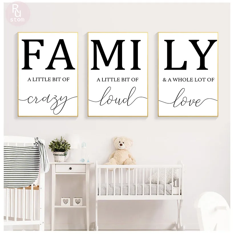 Nordic Minimalist Posters and Prints Family sign Wall Art Picture Letter Family Quote Love Home Decor for Living Room Bedroom
Nordic Minimalist Posters and Prints Family sign Wall Art Picture Letter Family Quote Love Home Decor for Living Room Bedroom