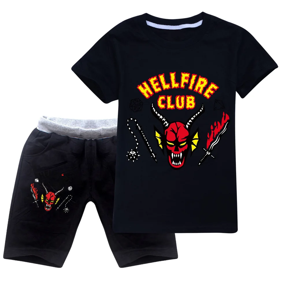 Summer Children Stranger Things 4 Cartoon T Shirt Clothes Pants Set Kids 3D Fashion Boys Girls 2-16year New Casual Child Outfits
Summer Children Stranger Things 4 Cartoon T Shirt Clothes Pants Set Kids 3D Fashion Boys Girls 2-16year New Casual Child Outfits