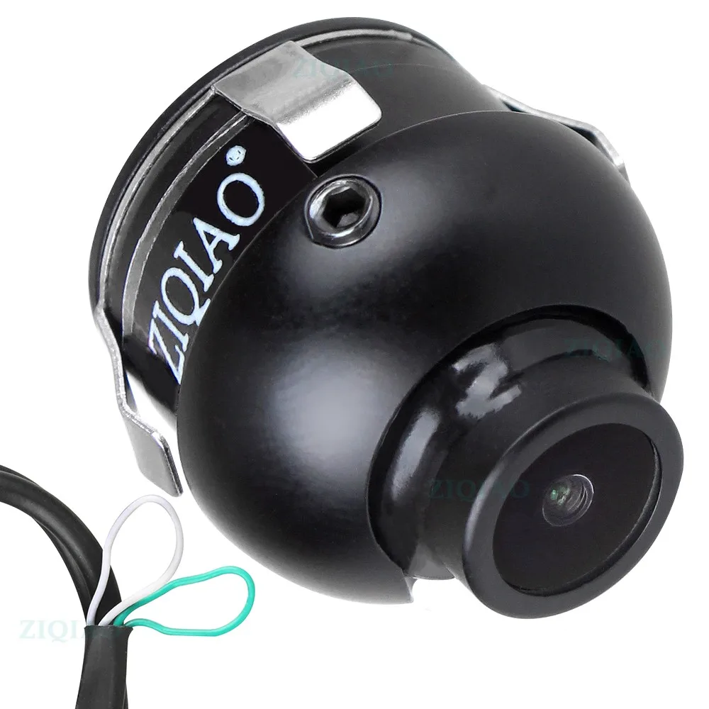 Камера заднего вида ZIQIAO с передним боковым видом HD 360° ° Вращающаяся водонепроницаемая автомобильная камера заднего вида ночного видения