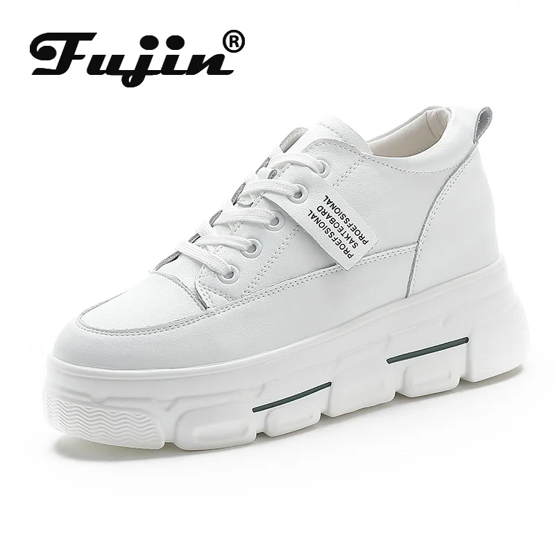 Fujin 7cm Women Shoes Genuine Leather White Platform Wedge Women Casual Shoes Spring Autumn Summer Winter Shoes Sneakers
Fujin 7cm Women Shoes Genuine Leather White Platform Wedge Women Casual Shoes Spring Autumn Summer Winter Shoes Sneakers