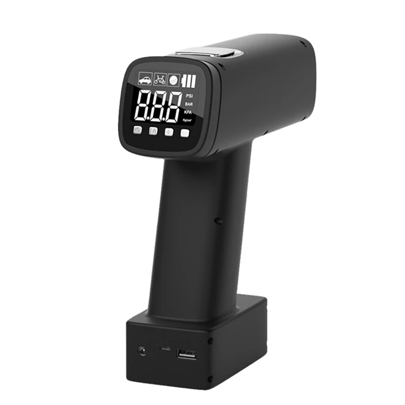 Portable Smart Air Compressor Cordless Tire Inflator Pump With Digital Rechargeable Li-Ion Battery For Car Motorcycle
Portable Smart Air Compressor Cordless Tire Inflator Pump With Digital Rechargeable Li-Ion Battery For Car Motorcycle