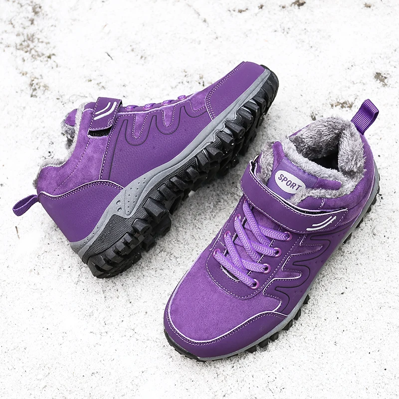 High-top Hiking Shoes for Women Keep Warm Snow Boots Comfortable Girls Cotton Sports Casual Climbing Hiking Plush Inside Boots
High-top Hiking Shoes for Women Keep Warm Snow Boots Comfortable Girls Cotton Sports Casual Climbing Hiking Plush Inside Boots