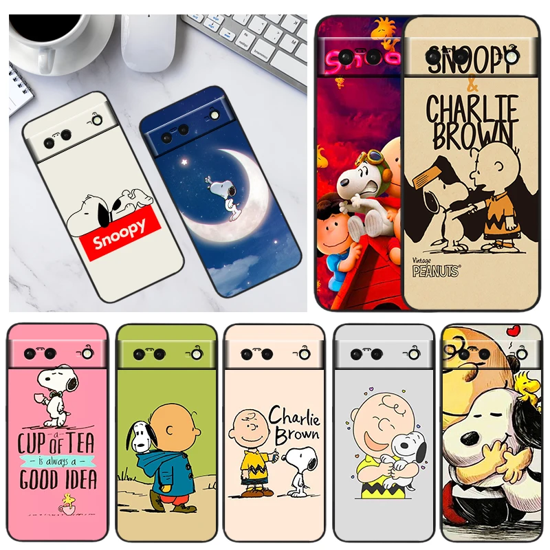 Love Cartoon Cute Snoopy For Google Pixel 7 6 Pro 6A 5A 5 4 4A XL 5G Shell Soft Silicone Fundas Coque Capa Black Phone Case 
Love Cartoon Cute Snoopy For Google Pixel 7 6 Pro 6A 5A 5 4 4A XL 5G Shell Soft Silicone Fundas Coque Capa Black Phone Case