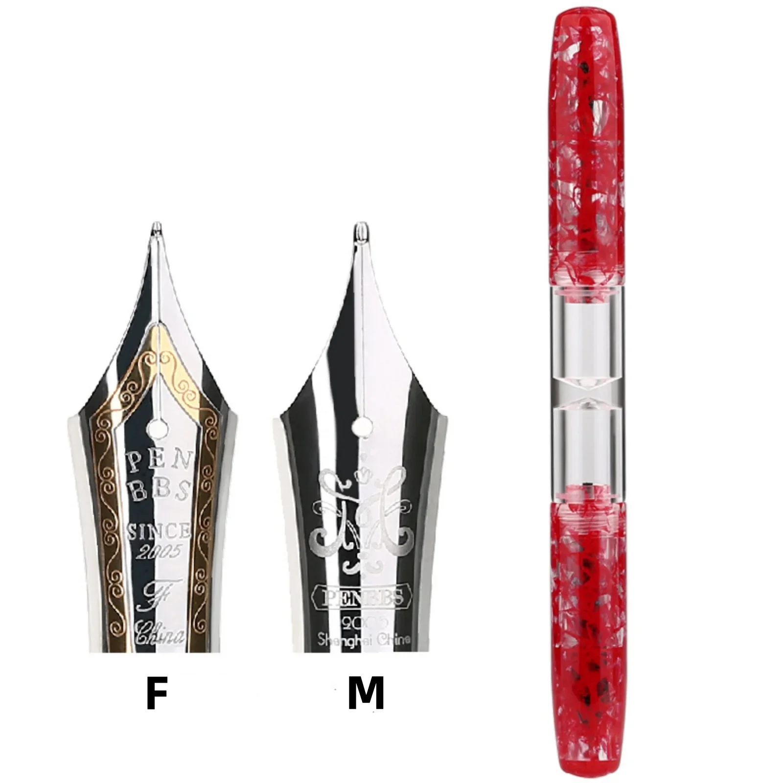 Перьевая ручка PENBBS 469 акриловая с двойным золотым пером
Перьевая ручка PENBBS 469 акриловая с двойным золотым пером
