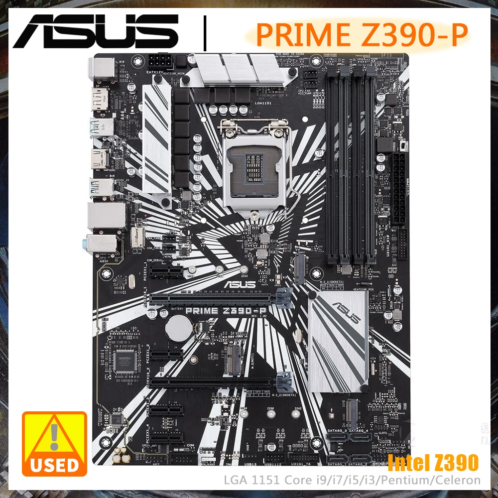 ASUS PRIME Z390-P Motherboard Intel Z390 onboard Gigabit LAN LGA1151 Slot Supports 9th 8th Core i9 i7 i5 i3 Pentium Celeron CPU
ASUS PRIME Z390-P Motherboard Intel Z390 onboard Gigabit LAN LGA1151 Slot Supports 9th 8th Core i9 i7 i5 i3 Pentium Celeron CPU