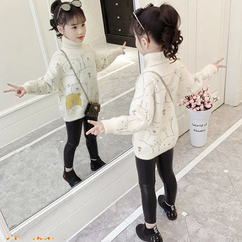 Kids Girl Sweater Knitting Pullover Baby Winter Tops Warm Teenage Girls Sweaters Autumn Boy Girl Winter Sweater Pull Sweaters
Kids Girl Sweater Knitting Pullover Baby Winter Tops Warm Teenage Girls Sweaters Autumn Boy Girl Winter Sweater Pull Sweaters