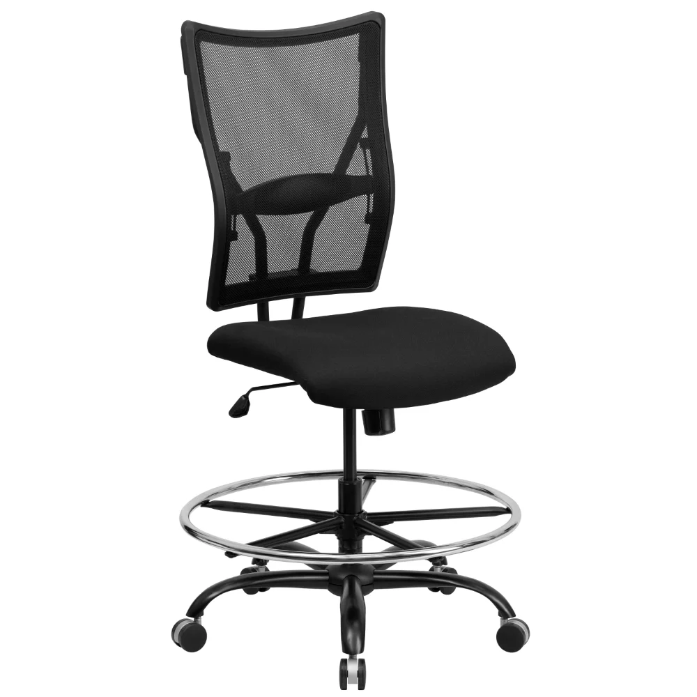 Flash Furniture HERCULES Series Big & Tall 400 lb. Rated Black Mesh Ergonomic Drafting Chair
Flash Furniture HERCULES Series Big & Tall 400 lb. Rated Black Mesh Ergonomic Drafting Chair