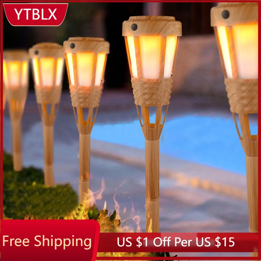 Thrisdar Solar Tiki Torches Lights Waterproof Flickering Dancing Flames Torches Light Outdoor Garden Solar Pathway Light
Thrisdar Solar Tiki Torches Lights Waterproof Flickering Dancing Flames Torches Light Outdoor Garden Solar Pathway Light