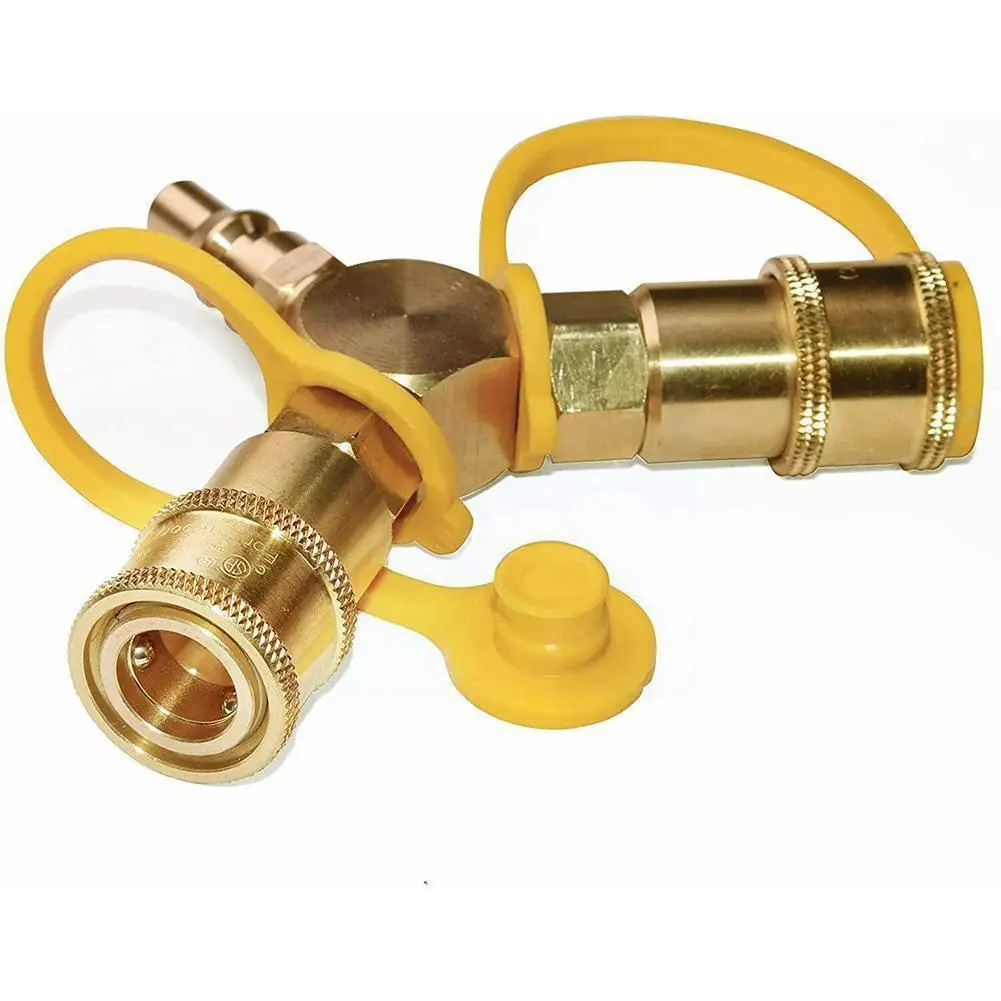 1/4 Inch Propane Quick Connect Y Splitter Adapter For Rv Trailer Quick Connect Propane Hose Connect S2e8
1/4 Inch Propane Quick Connect Y Splitter Adapter For Rv Trailer Quick Connect Propane Hose Connect S2e8