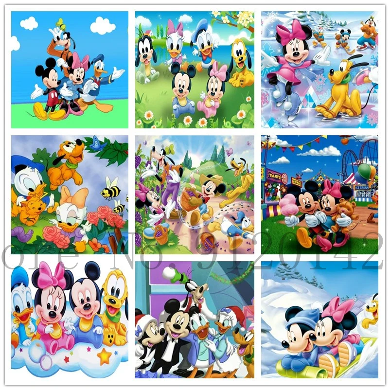 Алмазная живопись Disney 5D «сделай сам», наборы для вышивки Микки, Минни, гофи, Дональда, Дак, мозаика, стразы, рукоделие для вышивки крестиком
Алмазная живопись Disney 5D «сделай сам», наборы для вышивки Микки, Минни, гофи, Дональда, Дак, мозаика, стразы, рукоделие для вышивки крестиком