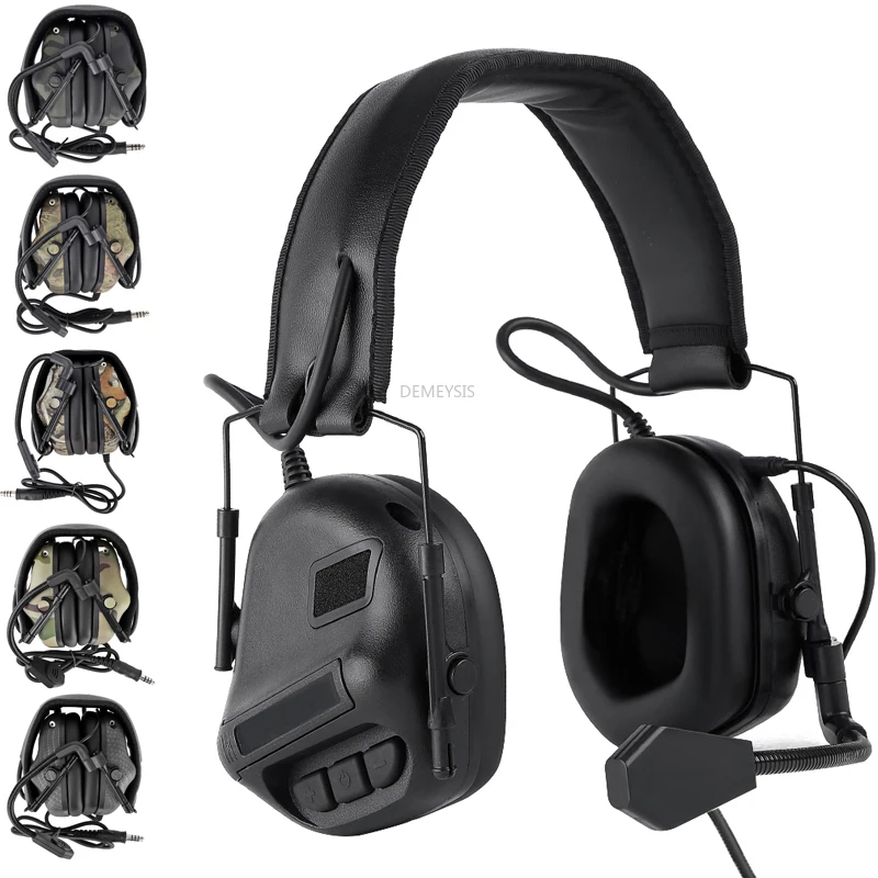 Airsoft Shooting Headset Sound Pickup Noise Reduction Tactical Combat Communication Headset CS Hearing Protection Headphone
Airsoft Shooting Headset Sound Pickup Noise Reduction Tactical Combat Communication Headset CS Hearing Protection Headphone