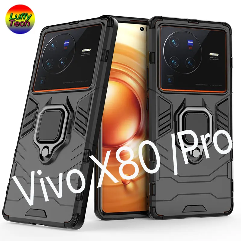 For Vivo X80 Pro Case Car Holder with Metal and Finger Ring Protection Phone Back Cover Full Coverage Anti-drop Shell for X80pro
For Vivo X80 Pro Case Car Holder with Metal and Finger Ring Protection Phone Back Cover Full Coverage Anti-drop Shell for X80pro