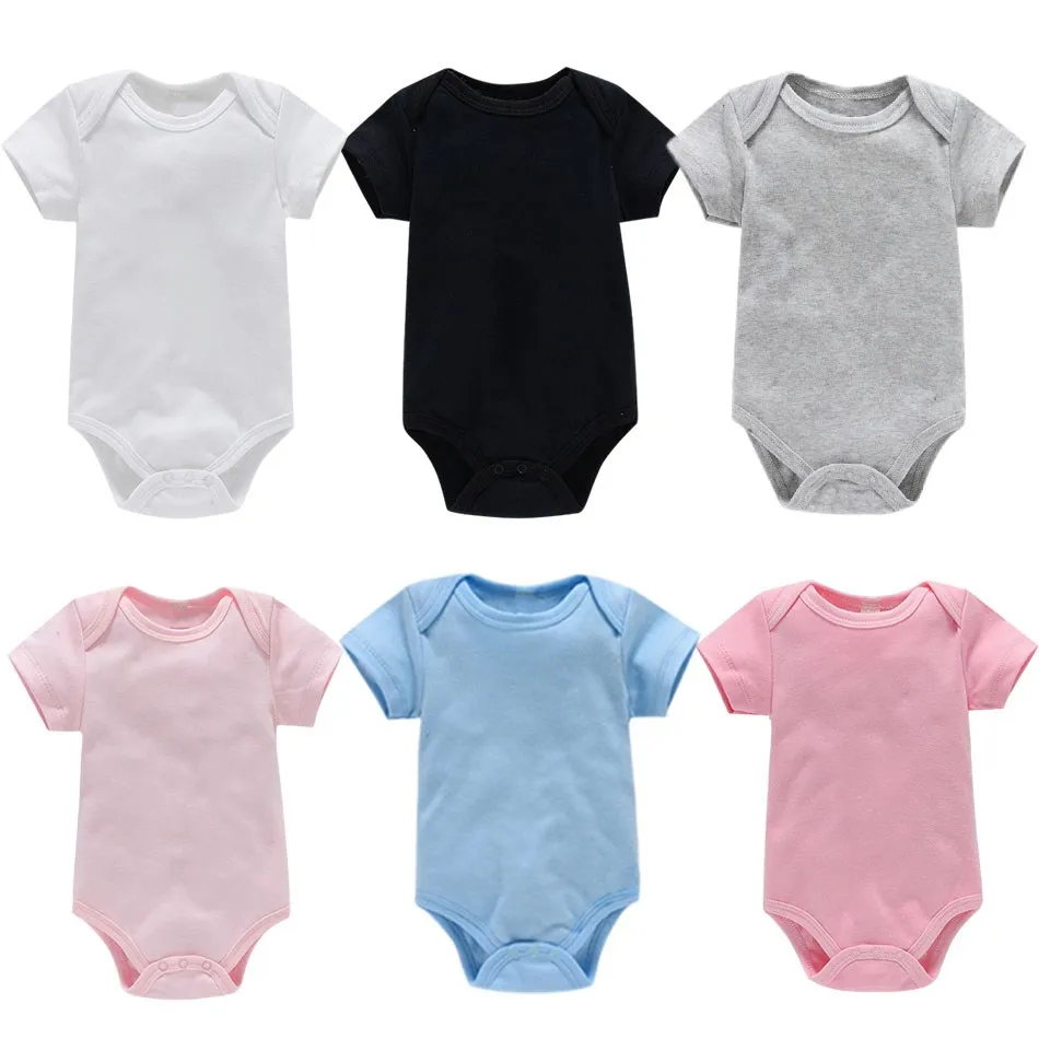 Summer Toddler Romper Baby Boys Girls Solid Color Cotton Bodysuit For Kids Short Sleeve Comfortable Jumpsuit 5-Pack 0-24Months
Summer Toddler Romper Baby Boys Girls Solid Color Cotton Bodysuit For Kids Short Sleeve Comfortable Jumpsuit 5-Pack 0-24Months