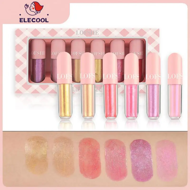 6 Colors Polarized Lipstick Set Velvet Moisturizing Pearly Lip Gloss Waterproof Jelly Glitter Lipgloss Plumping Makeup Cosmetics
6 Colors Polarized Lipstick Set Velvet Moisturizing Pearly Lip Gloss Waterproof Jelly Glitter Lipgloss Plumping Makeup Cosmetics