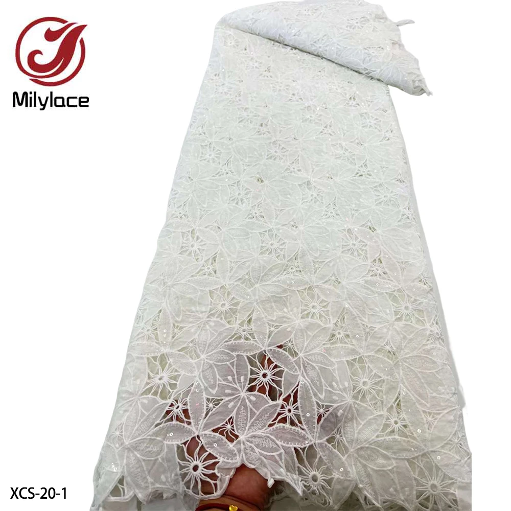 New Pattern African French Tulle Net Lace with Sequins Nigerian Embroidery Lace Fabric for Party Dress 5 Yards XCS-20
New Pattern African French Tulle Net Lace with Sequins Nigerian Embroidery Lace Fabric for Party Dress 5 Yards XCS-20