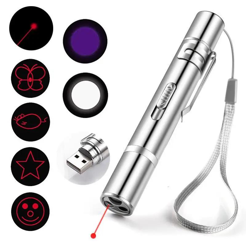 Interactive Cat Toy Funny Cat Chaser Toys 3 In 1 USB Rechargeable LED Pen Light Cat Toy Supplies Kitten Toys for Cat Playing
Interactive Cat Toy Funny Cat Chaser Toys 3 In 1 USB Rechargeable LED Pen Light Cat Toy Supplies Kitten Toys for Cat Playing