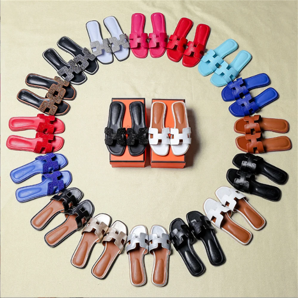 New Slippers Female Women's Summer Fashion Outer Wear Outdoor Flat yi zi tuo Rhinestone Red Wild Sandals and Slippers
New Slippers Female Women's Summer Fashion Outer Wear Outdoor Flat yi zi tuo Rhinestone Red Wild Sandals and Slippers