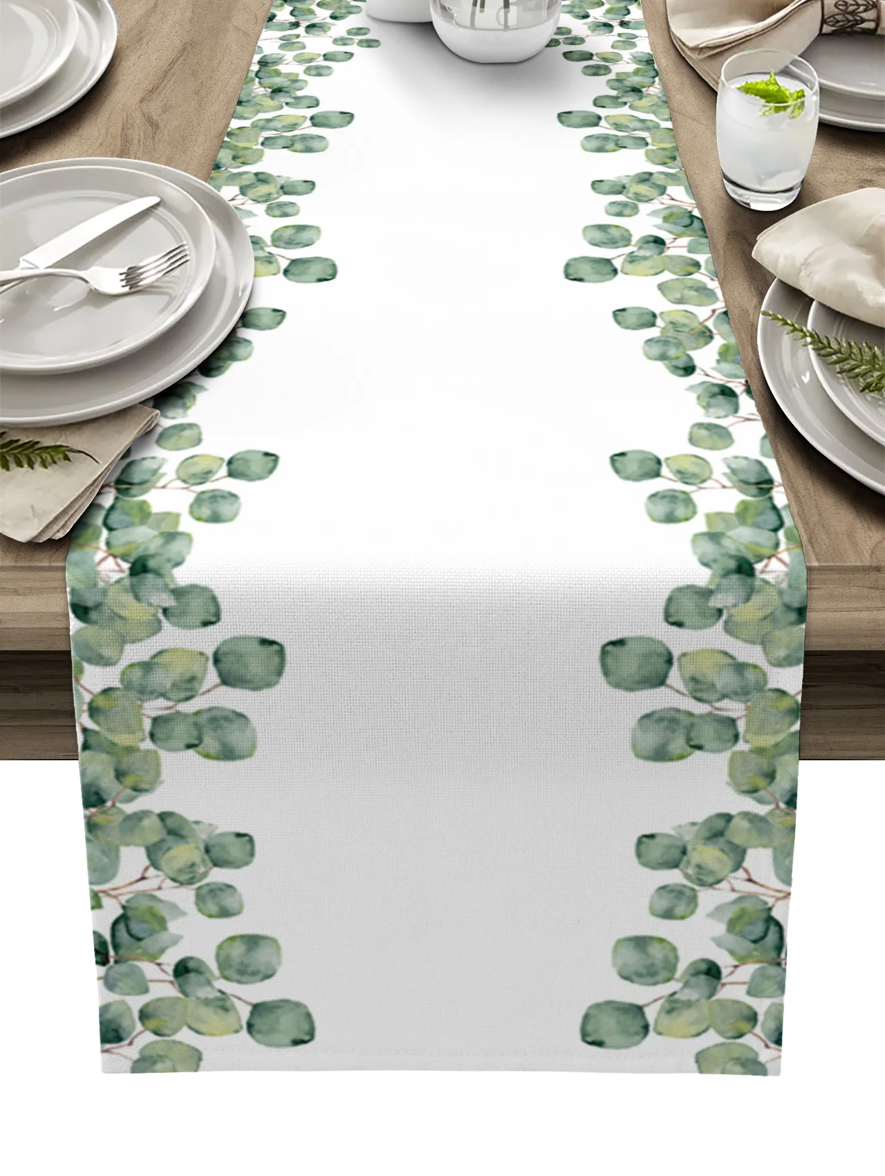 Tropical Plants Eucalyptus Leaves Table Runners Kitchen Table Decoration Dining Table Runners Wedding Party Table Decor
Tropical Plants Eucalyptus Leaves Table Runners Kitchen Table Decoration Dining Table Runners Wedding Party Table Decor