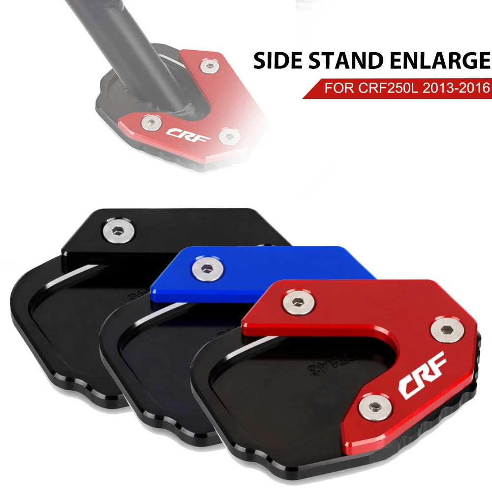 CRF250L Motorcycle Accessories Kickstand Side Stand Enlarger Extension Foot Pad For HONDA CRF250 L 2013 2014 2015 2016 CRF 250L
CRF250L Motorcycle Accessories Kickstand Side Stand Enlarger Extension Foot Pad For HONDA CRF250 L 2013 2014 2015 2016 CRF 250L