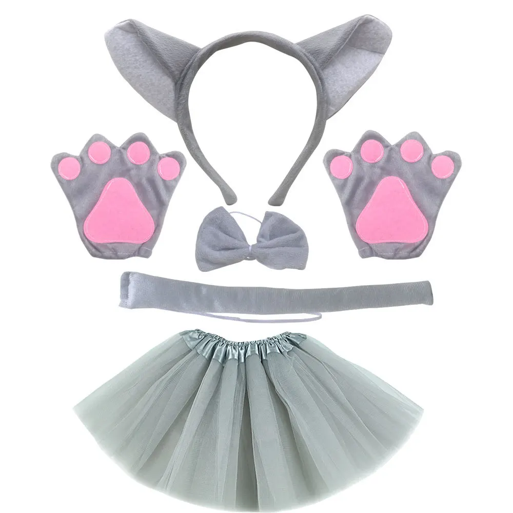 Wolf Costume for Girl Kids Women Ears Headband Tails Bow Skirt Beast Animal Cosplay Set Halloween Party Gift Carnival Birthday
Wolf Costume for Girl Kids Women Ears Headband Tails Bow Skirt Beast Animal Cosplay Set Halloween Party Gift Carnival Birthday