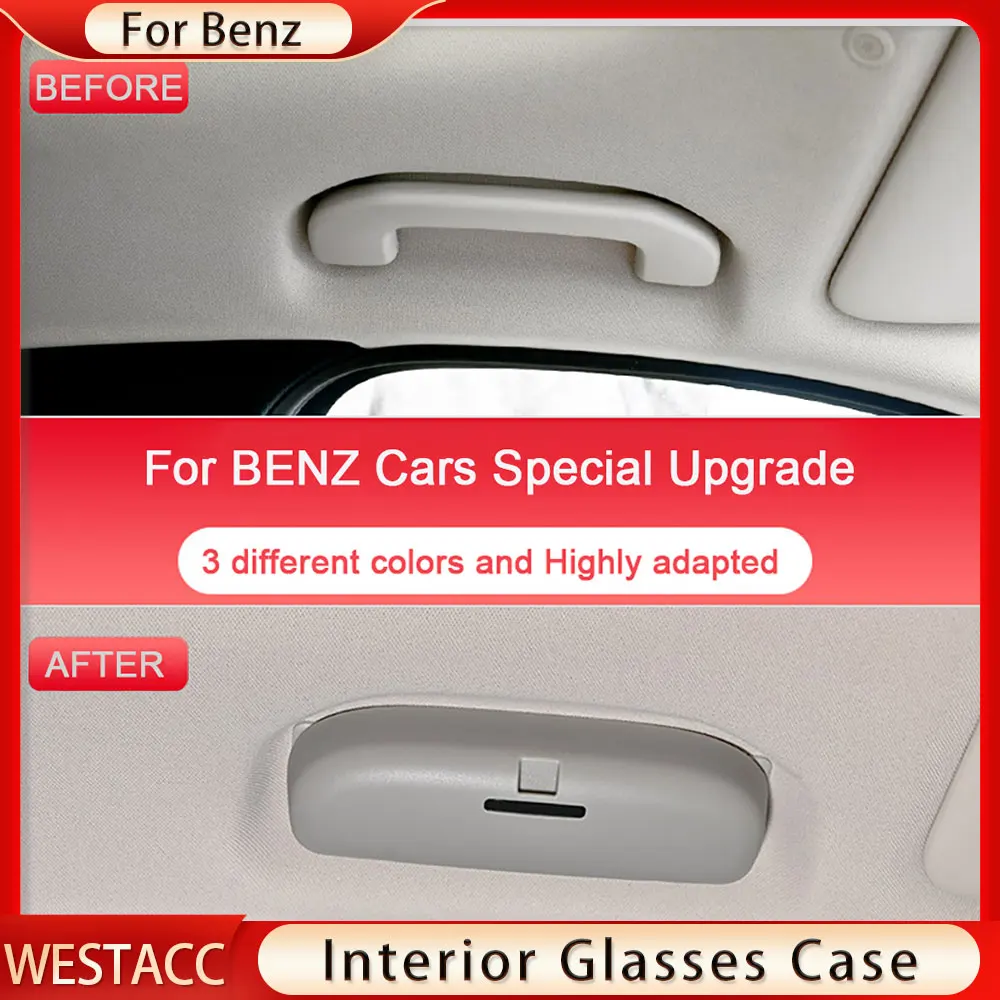Car Glasses Case Sunglass Sun Glasses Case for Mercedes Benz C E Class GLK 2008 - 2015 Glasses Case Storage Box Accessories
Car Glasses Case Sunglass Sun Glasses Case for Mercedes Benz C E Class GLK 2008 - 2015 Glasses Case Storage Box Accessories
