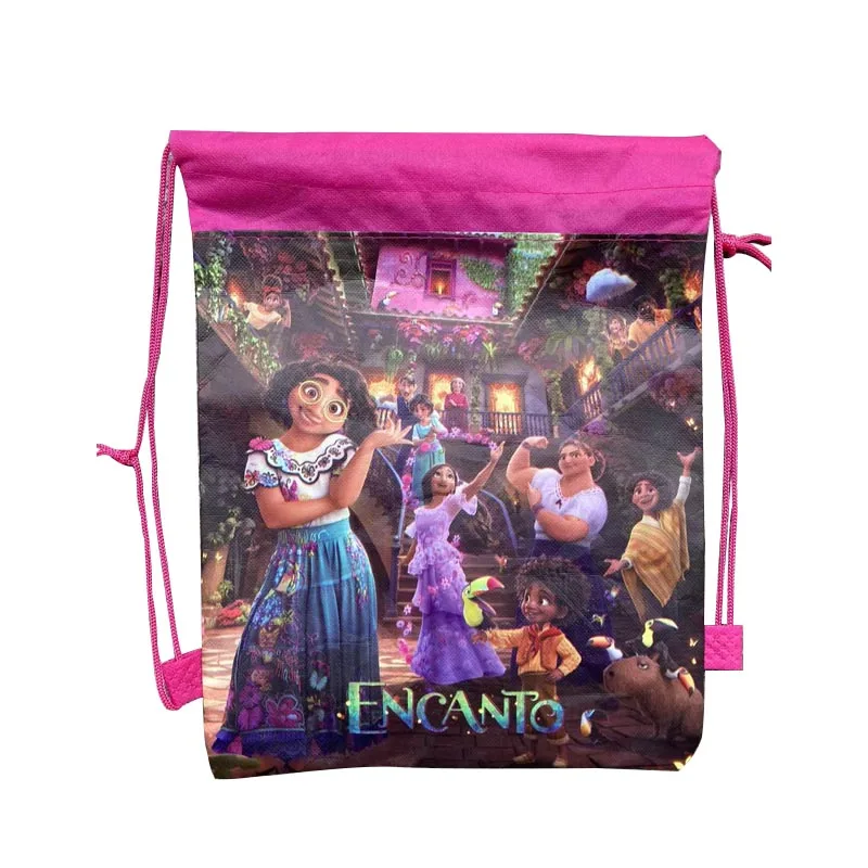 Encanto Non-Woven Drawstring Backpack Sofia Snack Bags Magic Birthday Party Supplies Kid Favor Gift Baby Shower Home Decor 
Encanto Non-Woven Drawstring Backpack Sofia Snack Bags Magic Birthday Party Supplies Kid Favor Gift Baby Shower Home Decor