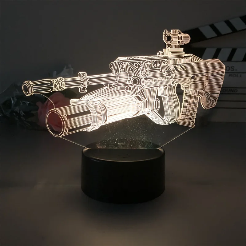 Night Lamp Alarm Clock Base Light Prototype of A Gatling Gun Gift Teenagers Cool Present Decor Best Selling Indoor Delivery
Night Lamp Alarm Clock Base Light Prototype of A Gatling Gun Gift Teenagers Cool Present Decor Best Selling Indoor Delivery