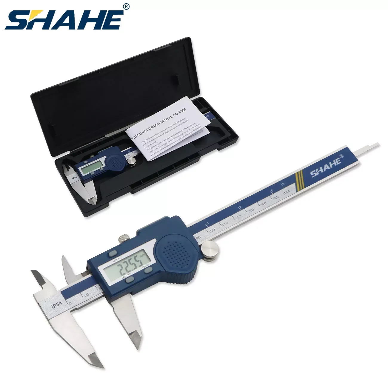 SHAHE Electronic Vernier Caliper 150 mm Digital Vernier Calipers Micrometer steel Vernier Caliper Messschieber paquimetro 150 mm
SHAHE Electronic Vernier Caliper 150 mm Digital Vernier Calipers Micrometer steel Vernier Caliper Messschieber paquimetro 150 mm