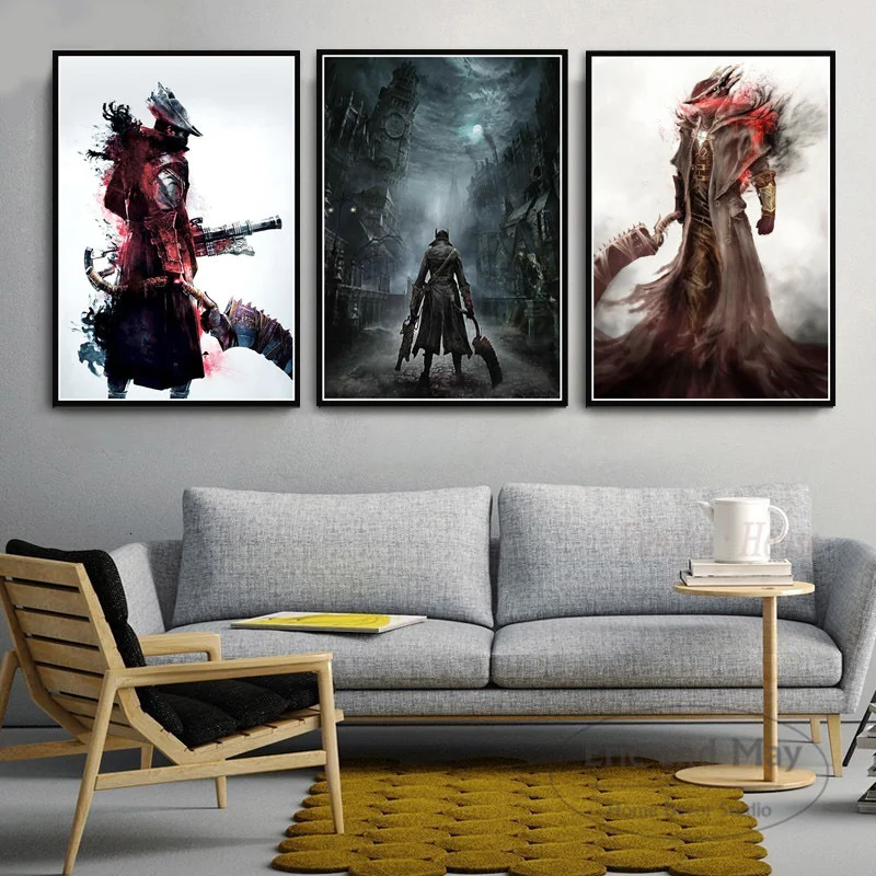 Bloodborne Hunter Video Game Canvas Painting Posters And Prints Wall Art Picture Vintage Poster Decorative Home Decor Tableau
Bloodborne Hunter Video Game Canvas Painting Posters And Prints Wall Art Picture Vintage Poster Decorative Home Decor Tableau