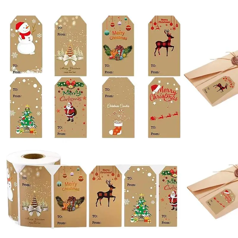 Gift Labels Christmas 300 Pcs Adhesive Merry Christmas Gift Tags Rectangular Special Shape Gift Box Sealed Present Stickers
Gift Labels Christmas 300 Pcs Adhesive Merry Christmas Gift Tags Rectangular Special Shape Gift Box Sealed Present Stickers