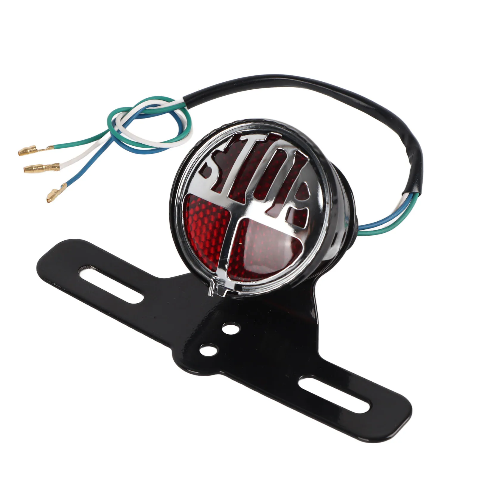 Universal Vintage Motorcycle Light Tail Brake Light Stop Lamp With License Plate Bracket
Universal Vintage Motorcycle Light Tail Brake Light Stop Lamp With License Plate Bracket