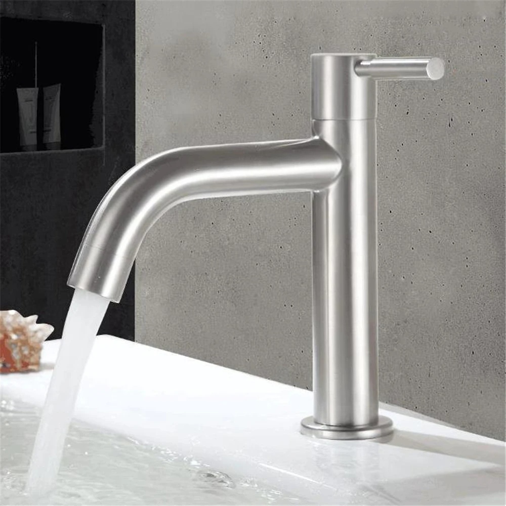 G1/2in Bathroom Sink Faucet Basin Faucets Single Cold Water Tap for Home Toilet Accessory Washbasin Faucet Kitchen Mixer Faucet
G1/2in Bathroom Sink Faucet Basin Faucets Single Cold Water Tap for Home Toilet Accessory Washbasin Faucet Kitchen Mixer Faucet